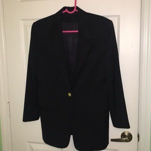 Burberrys classic one button blazer